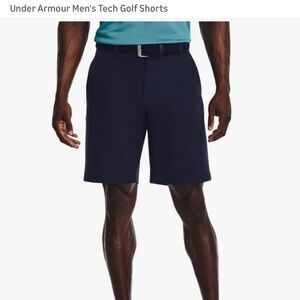 Under Armour Men's Tech Golf Shorts - Dark Blue/Navy Blue